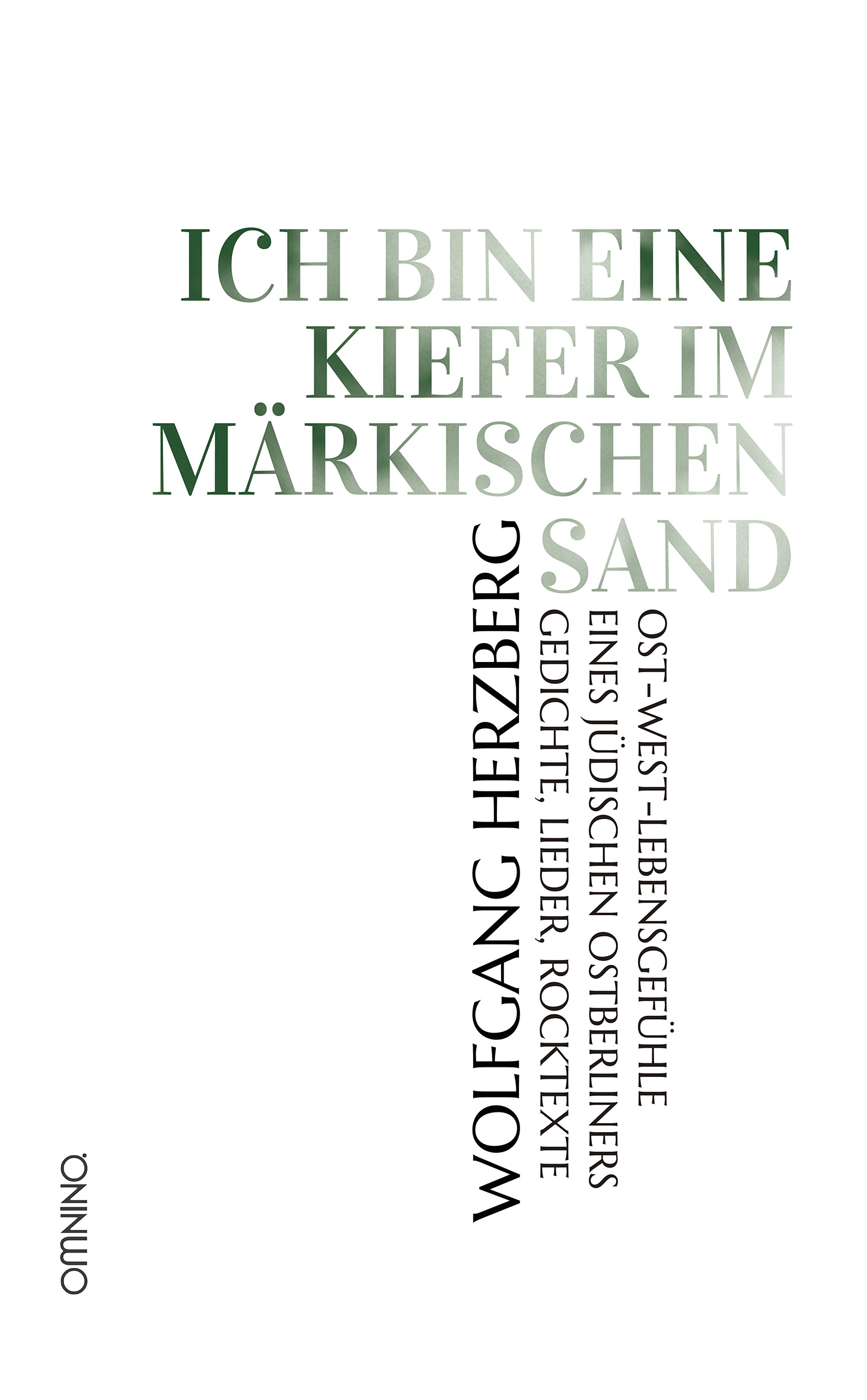 Ich bin eine Kiefer im märkischen Sand : Ost-West-Lebensgefühle eines jüdischen Ostberliners. Gedichte, Lieder, Rocktexte . Ein Buch von Wolfgang Herzberg